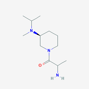 2-amino-1-[(3S)-3-[methyl(propan-2-yl)amino]piperidin-1-yl]propan-1-one