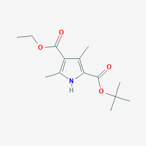 B1308577 2-Tert-butyl 4-ethyl 3,5-dimethyl-1h-pyrrole-2,4-dicarboxylate CAS No. 86770-31-2