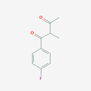 1-(4-Fluorophenyl)-2-methylbutane-1,3-dione