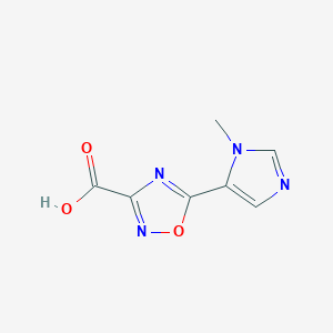 5-(1-Methyl-1H-imidazol-5-yl)-1,2,4-oxadiazole-3-carboxylic acid