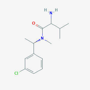 2-amino-N-[(1S)-1-(3-chlorophenyl)ethyl]-N,3-dimethylbutanamide