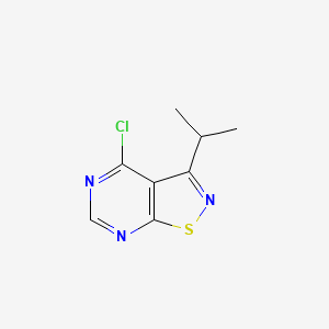 4-Chloro-3-isopropylisothiazolo[5,4-D]pyrimidine