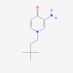 3-Amino-1-(3,3-dimethylbutyl)-1,4-dihydropyridin-4-one