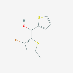 (3-Bromo-5-methylthiophen-2-yl)(thiophen-2-yl)methanol