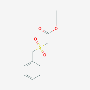 molecular formula C13H18O4S B13085899 Tert-butyl 2-(benzylsulfonyl)acetate 