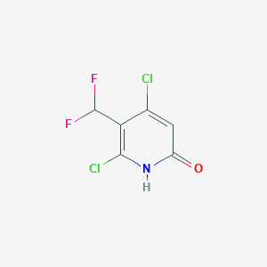 4,6-Dichloro-5-(difluoromethyl)pyridin-2-ol