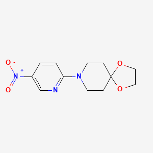 B1308594 8-(5-Nitropyridin-2-yl)-1,4-dioxa-8-azaspiro[4.5]decane CAS No. 877790-46-0