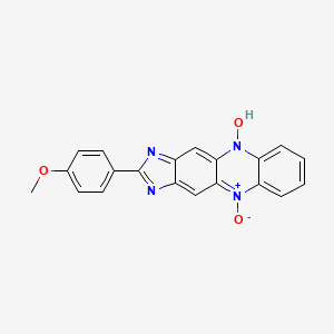 2-(4-Methoxyphenyl)-1H-imidazo[4,5-b]phenazine 5,10-dioxide