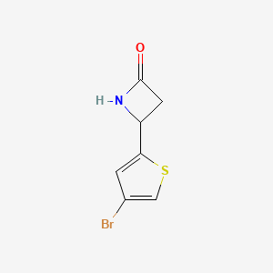 4-(4-Bromothiophen-2-yl)azetidin-2-one