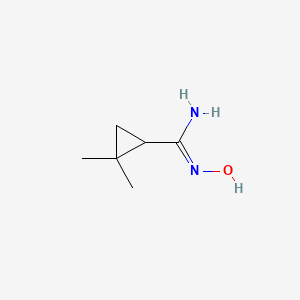 N'-hydroxy-2,2-dimethylcyclopropane-1-carboximidamide