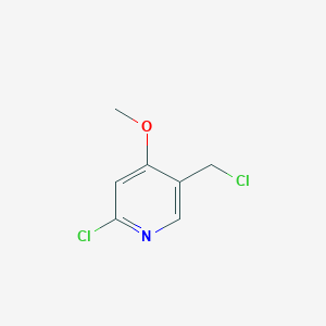 2-Chloro-5-(chloromethyl)-4-methoxypyridine