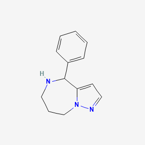 4-Phenyl-5,6,7,8-tetrahydro-4H-pyrazolo[1,5-A][1,4]diazepine