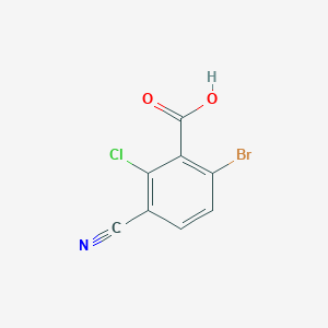 6-Bromo-2-chloro-3-cyanobenzoic acid