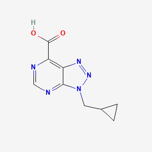 3-(Cyclopropylmethyl)-3H-[1,2,3]triazolo[4,5-D]pyrimidine-7-carboxylic acid