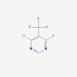 4-Chloro-6-iodo-5-(trifluoromethyl)pyrimidine