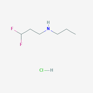 (3,3-Difluoropropyl)(propyl)amine hydrochloride