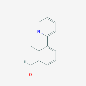 2-Methyl-3-(pyridin-2-yl)benzaldehyde