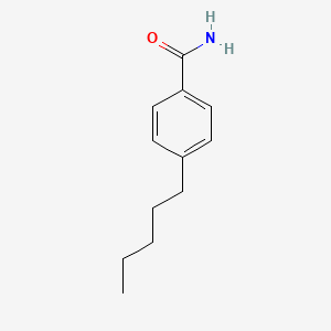 molecular formula C12H17NO B1308617 4-Pentylbenzamide CAS No. 138913-07-2