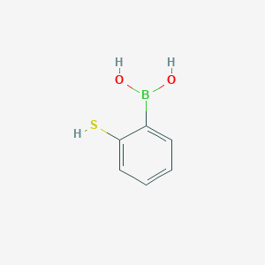 molecular formula C6H7BO2S B1308620 (2-Mercaptophenyl)boronic acid CAS No. 352526-00-2