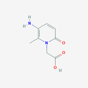 2-(5-Amino-6-methyl-2-oxo-1,2-dihydropyridin-1-yl)acetic acid