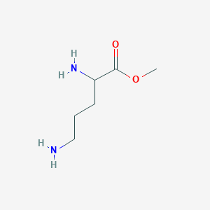 molecular formula C6H14N2O2 B1308623 Methyl 2,5-diaminopentanoate 