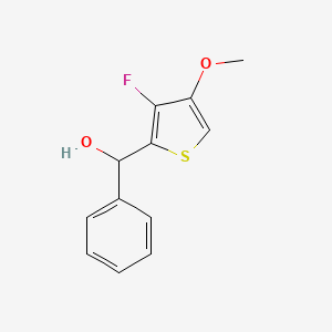 (3-Fluoro-4-methoxythiophen-2-yl)(phenyl)methanol