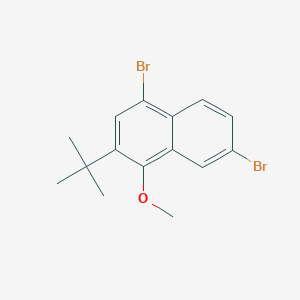 4,7-Dibromo-2-(tert-butyl)-1-methoxynaphthalene