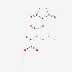 2,5-Dioxopyrrolidin-1-yl 2-((tert-butoxycarbonyl)amino)-4-methylpentanoate