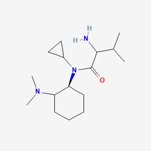 2-amino-N-cyclopropyl-N-[(1S)-2-(dimethylamino)cyclohexyl]-3-methylbutanamide