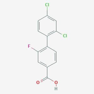 2',4'-Dichloro-2-fluoro[1,1'-biphenyl]-4-carboxylic acid