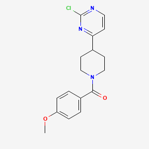 (4-(2-Chloropyrimidin-4-yl)piperidin-1-yl)(4-methoxyphenyl)methanone