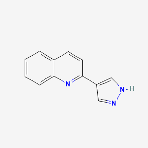 2-(1H-pyrazol-4-yl)quinoline