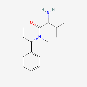 2-Amino-N,3-dimethyl-N-((S)-1-phenylpropyl)butanamide