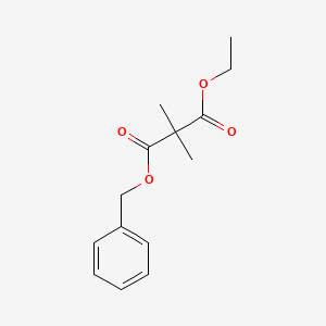 1-Benzyl 3-ethyl 2,2-dimethylmalonate