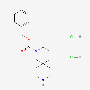 Benzyl 2,9-diazaspiro[5.5]undecane-2-carboxylate dihydrochloride