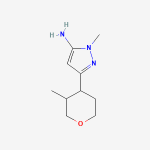 1-Methyl-3-(3-methyloxan-4-yl)-1H-pyrazol-5-amine