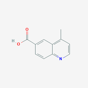 molecular formula C11H9NO2 B1308637 4-methylquinoline-6-carboxylic Acid CAS No. 7101-68-0