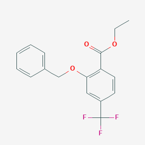 Ethyl 2-(benzyloxy)-4-(trifluoromethyl)benzoate