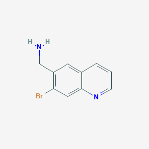 (7-Bromoquinolin-6-yl)methanamine