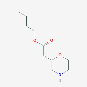 Butyl 2-(morpholin-2-yl)acetate