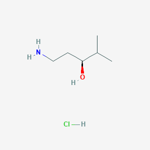 (3S)-1-amino-4-methylpentan-3-ol;hydrochloride