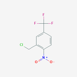 2-(Chloromethyl)-1-nitro-4-(trifluoromethyl)benzene