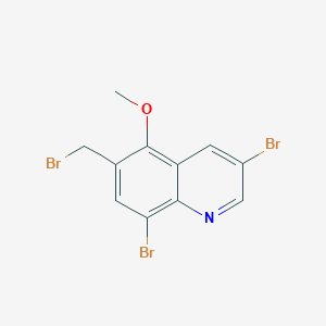 3,8-Dibromo-6-(bromomethyl)-5-methoxyquinoline