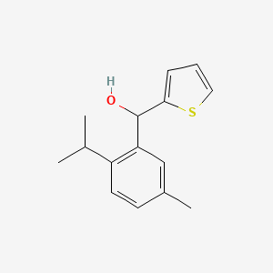 (2-Isopropyl-5-methylphenyl)(thiophen-2-yl)methanol