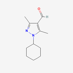 1-Cyclohexyl-3,5-dimethyl-1H-pyrazole-4-carbaldehyde