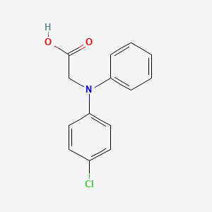 2-((4-Chlorophenyl)(phenyl)amino)aceticacid