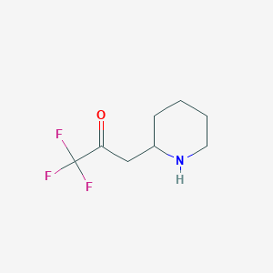 1,1,1-Trifluoro-3-(piperidin-2-yl)propan-2-one