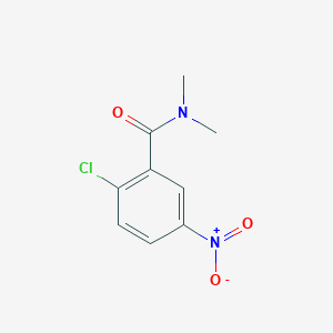 molecular formula C9H9ClN2O3 B1308655 2-氯-N,N-二甲基-5-硝基苯甲酰胺 CAS No. 60587-79-3