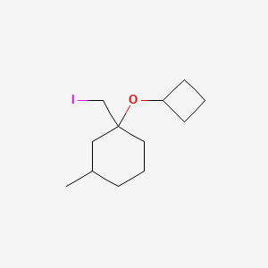 1-Cyclobutoxy-1-(iodomethyl)-3-methylcyclohexane