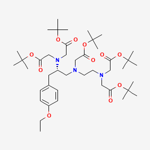 tert-butyl 2-[[(2S)-2-[bis[2-[(2-methylpropan-2-yl)oxy]-2-oxoethyl]amino]-3-(4-ethoxyphenyl)propyl]-[2-[bis[2-[(2-methylpropan-2-yl)oxy]-2-oxoethyl]amino]ethyl]amino]acetate